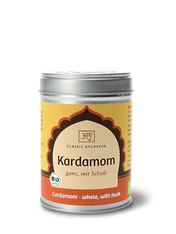 Cardamom (whole, with husk), organic