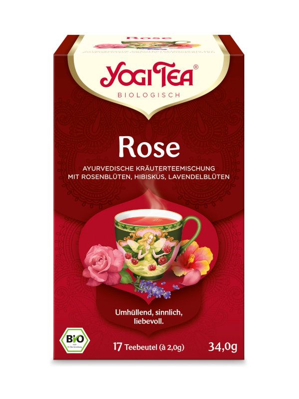 Rose Tee bio, 17 Teebeutel  2 g (34 g) | Amla Natur