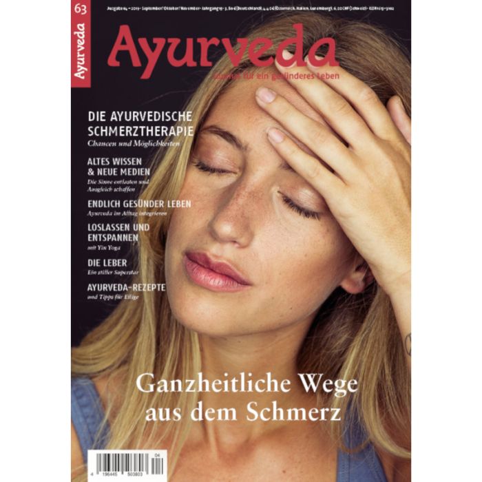 Heft 63 - Die ayurvedische Schmerztherapie main product photo