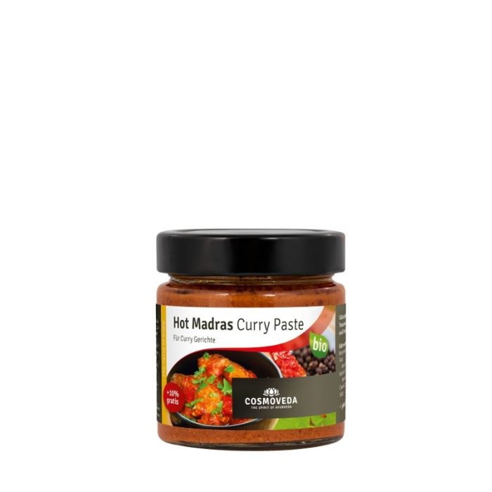 Hot Madras Curry Paste, bio main product photo