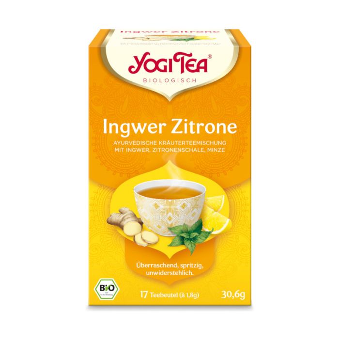 Ingwer Zitrone Tee, bio main product photo