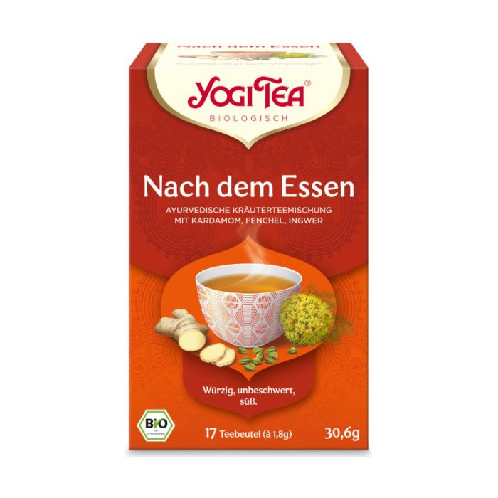 Nach dem Essen Tee, bio main product photo