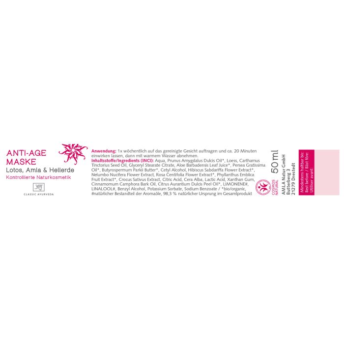 Anti-Age Mask, COSMOS NATURAL