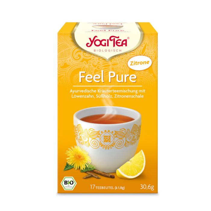 Yogi Tea Feel Pure with Lemon 6 x 17 Teabags