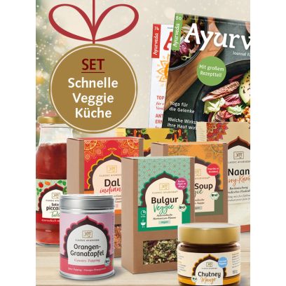 Ayurvedisches Geschenk-Set - Schnelle Veggie Küche