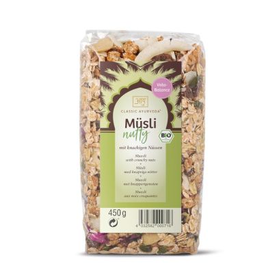 Müsli nutty, Vata, bio