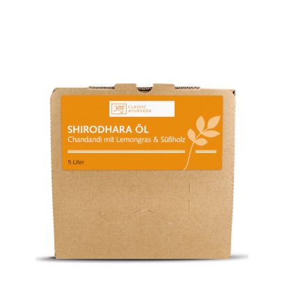 Shirodhara Öl (Chandandi mit Lemongras & Süßholz)