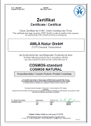 COSMOS Zertifikat